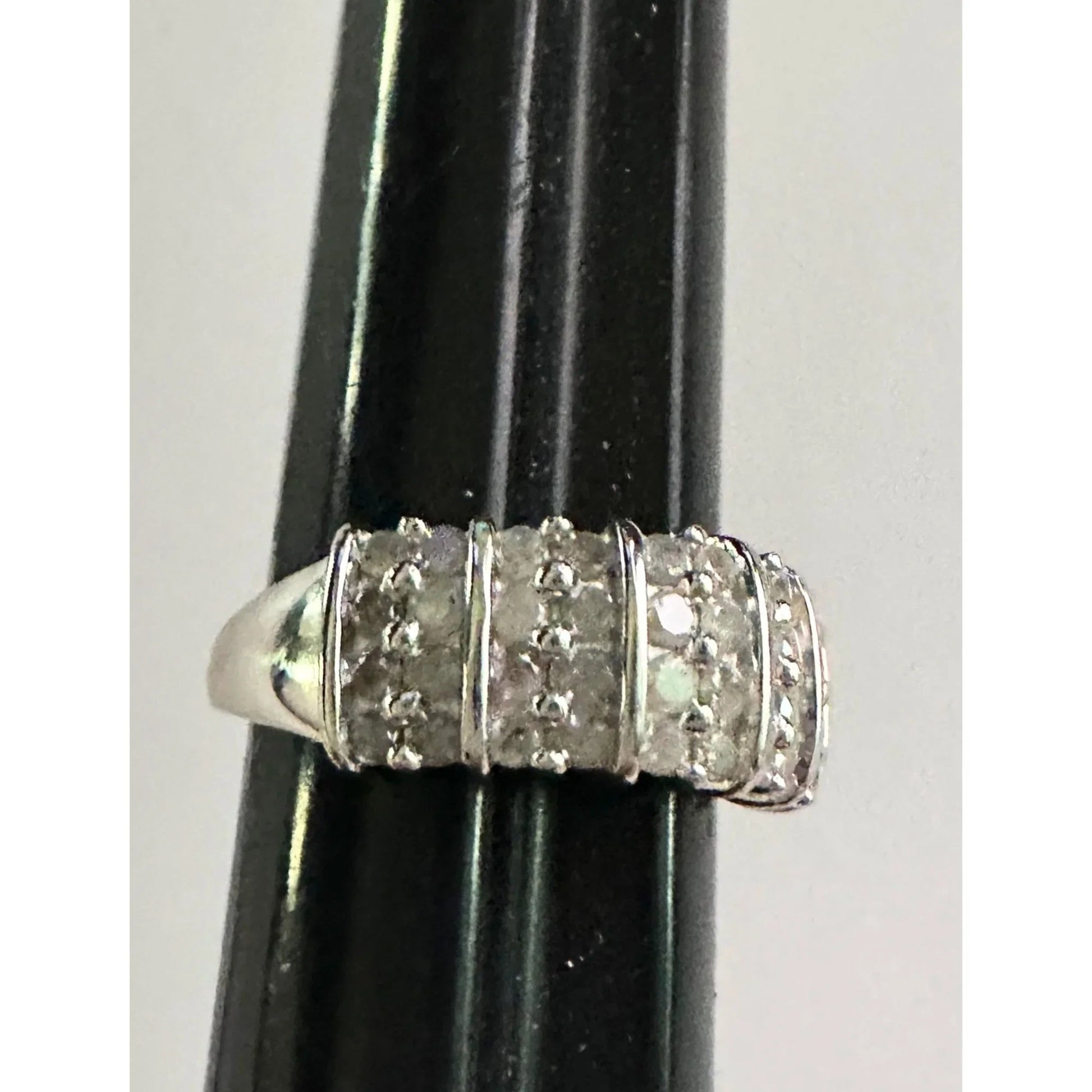 Elegant Channel Set 1 carat Natural Diamond Anniversary Ring Size 7 - A+ Stuff - Ring - A+ Stuff