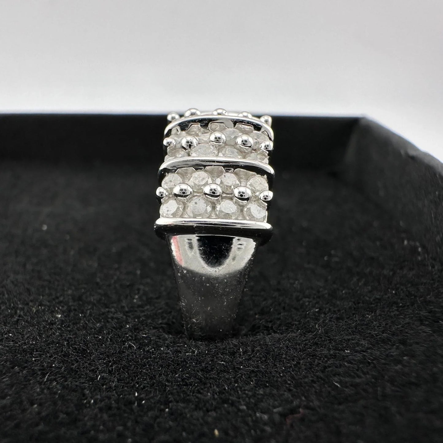 Elegant Channel Set 1 carat Natural Diamond Anniversary Ring Size 7 - A+ Stuff - Ring - A+ Stuff