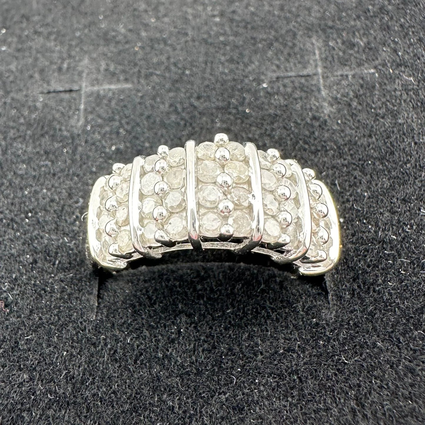 Elegant Channel Set 1 carat Natural Diamond Anniversary Ring Size 7 - A+ Stuff - Ring - A+ Stuff