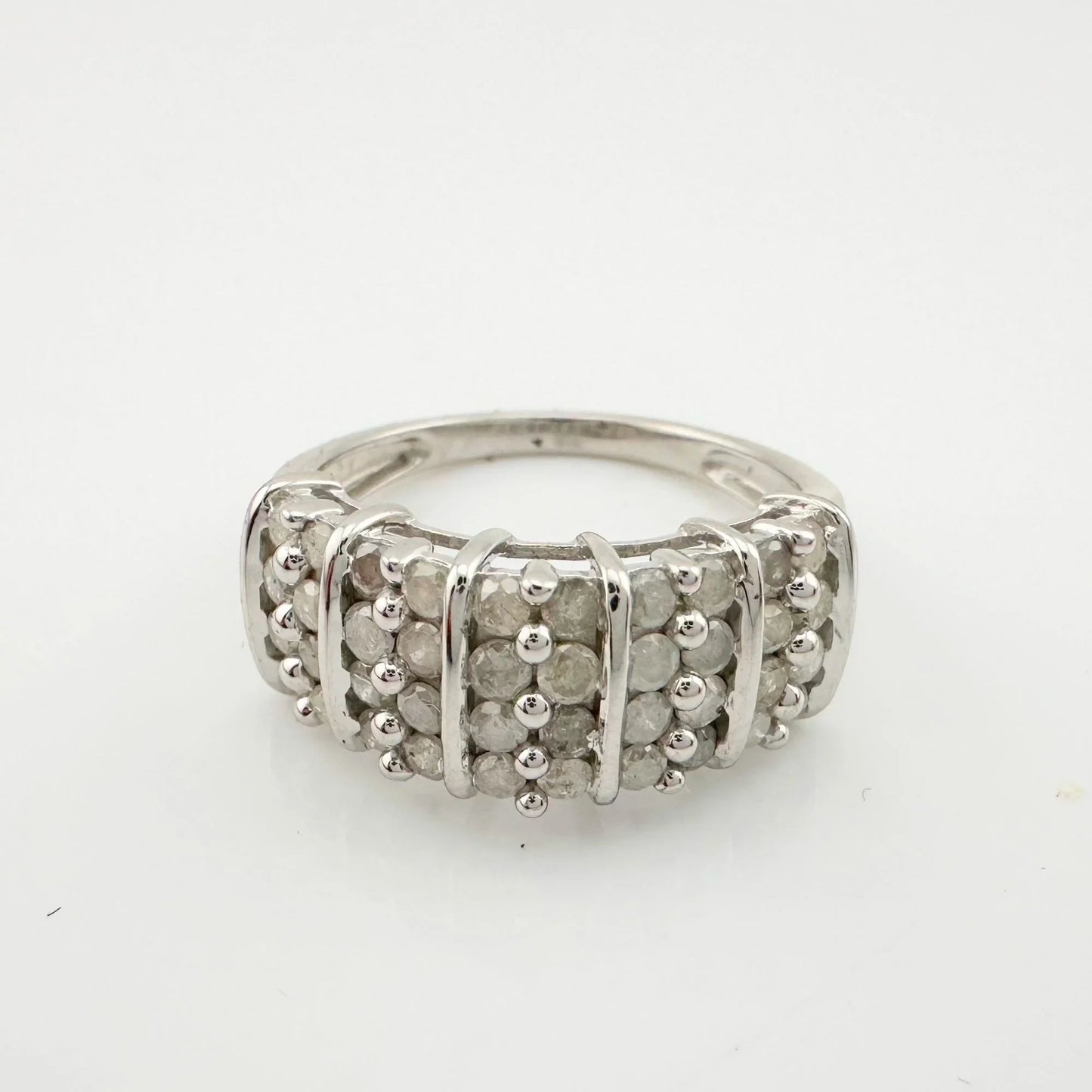 Elegant Channel Set 1 carat Natural Diamond Anniversary Ring Size 7 - A+ Stuff - Ring - A+ Stuff