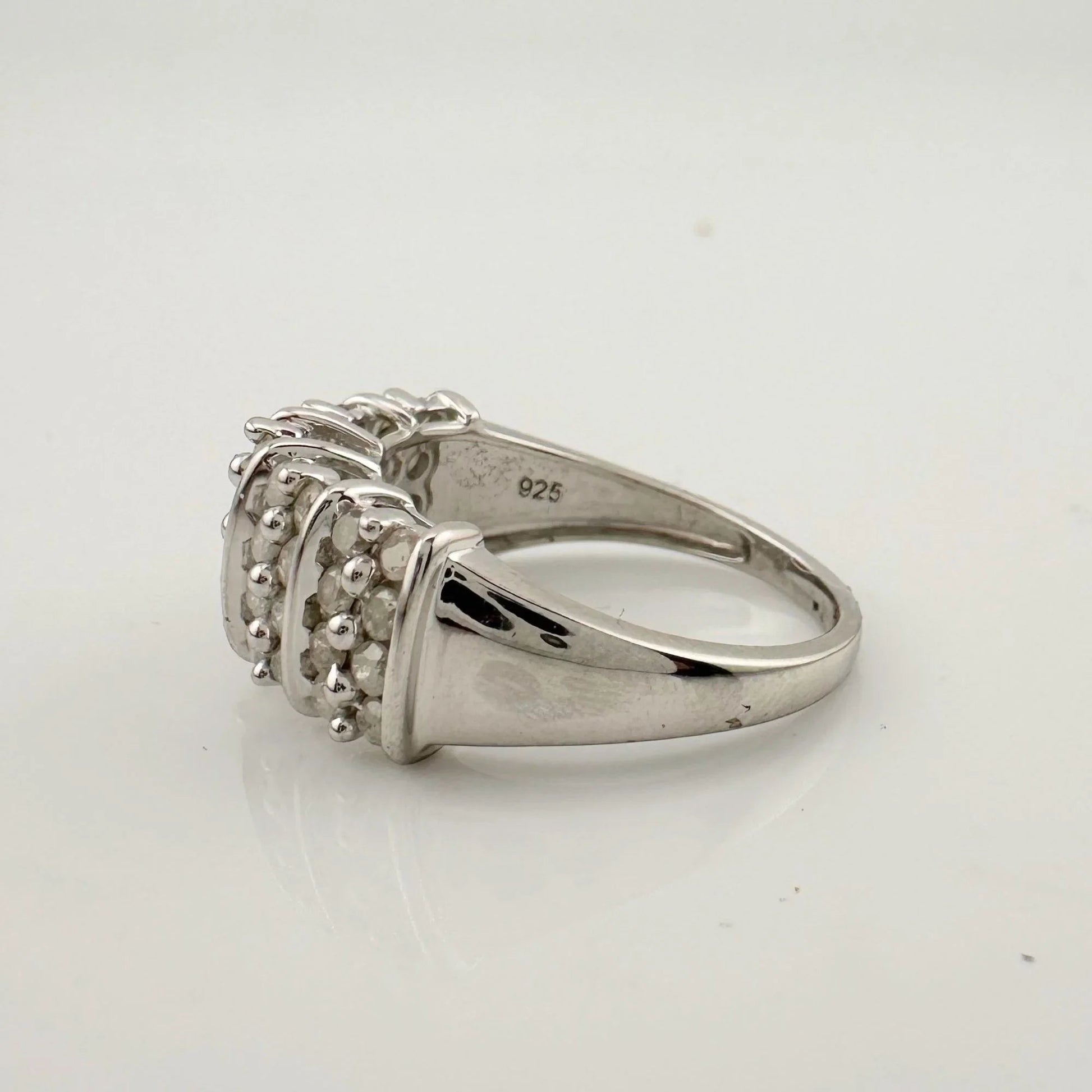Elegant Channel Set 1 carat Natural Diamond Anniversary Ring Size 7 - A+ Stuff - Ring - A+ Stuff