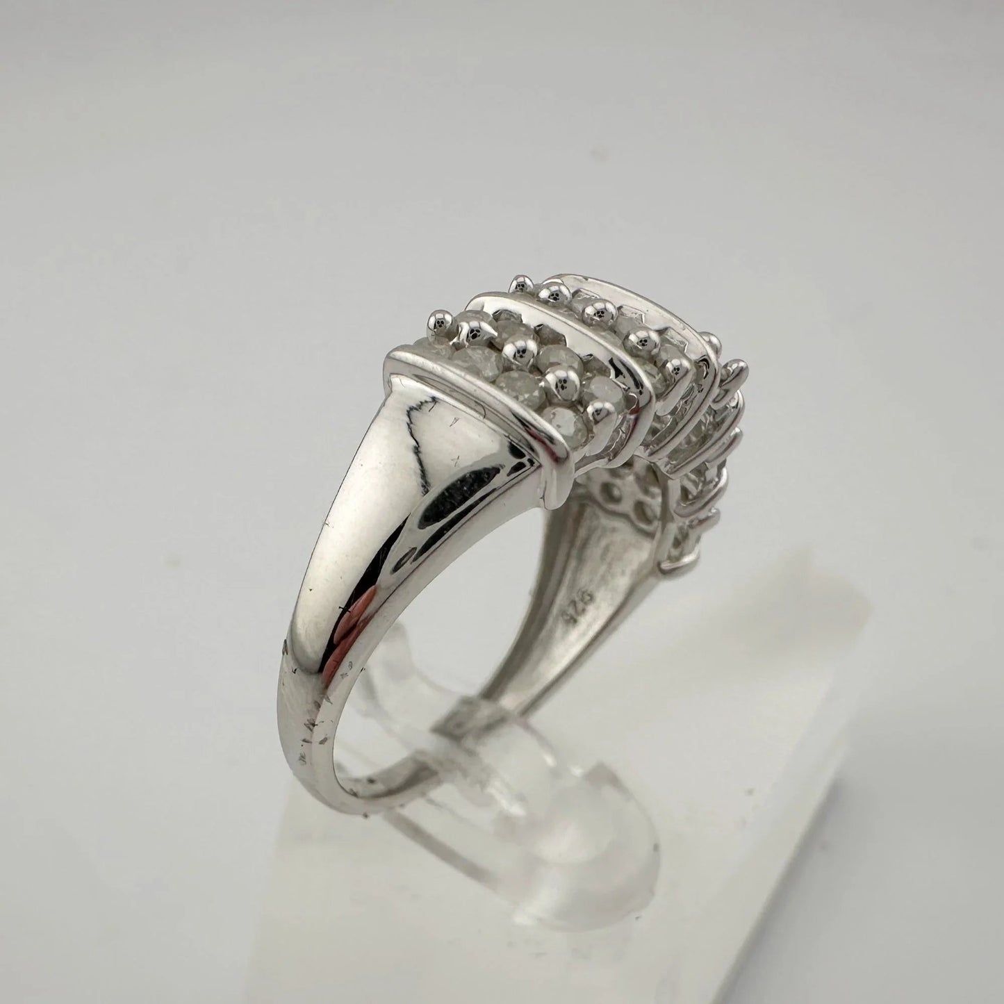 Elegant Channel Set 1 carat Natural Diamond Anniversary Ring Size 7 - A+ Stuff - Ring - A+ Stuff