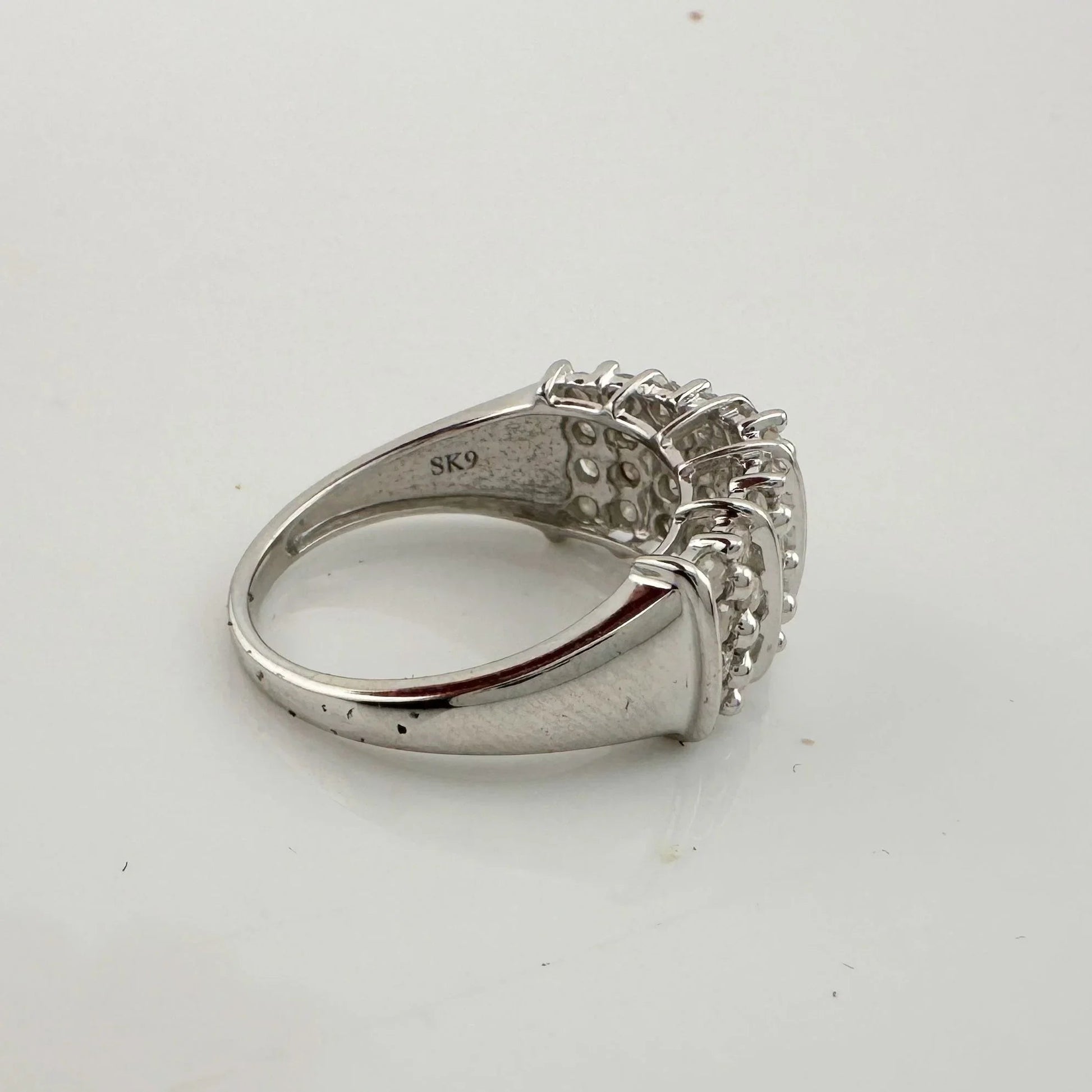 Elegant Channel Set 1 carat Natural Diamond Anniversary Ring Size 7 - A+ Stuff - Ring - A+ Stuff