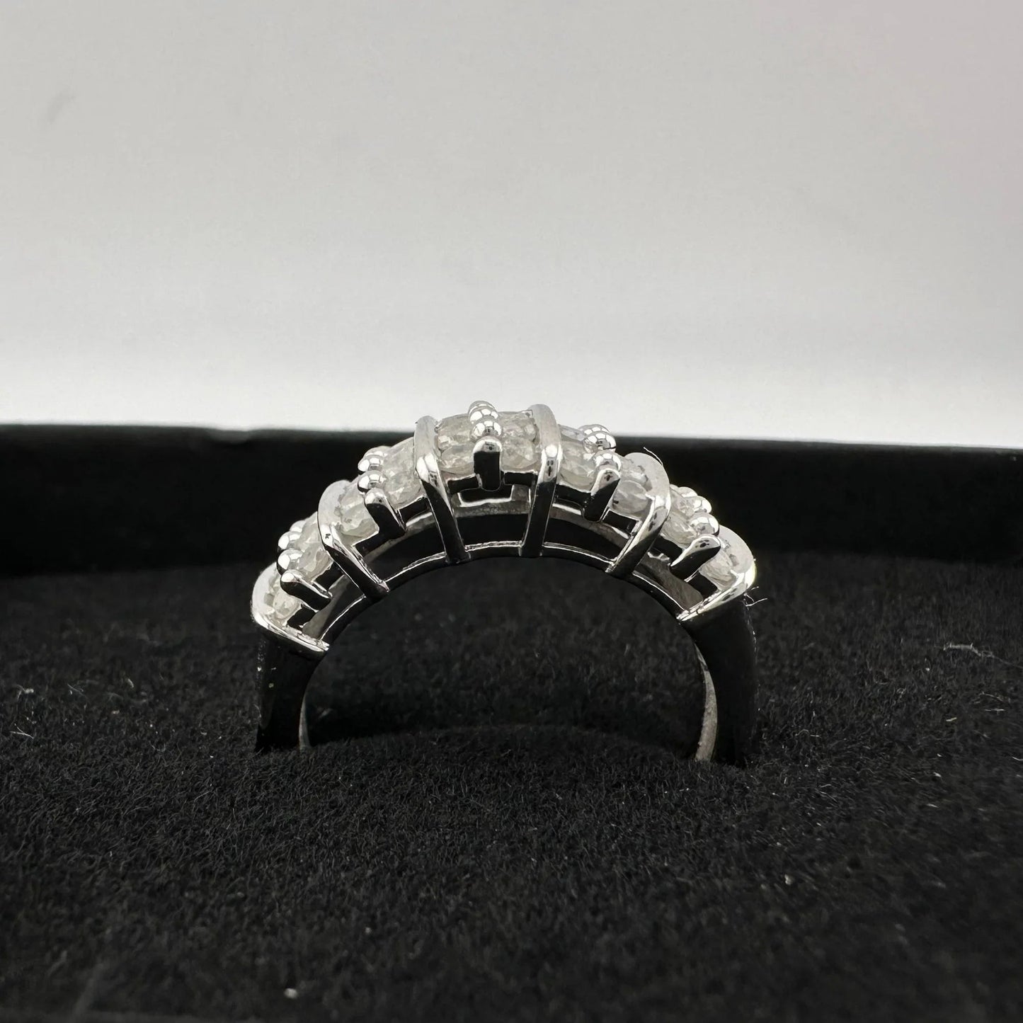 Elegant Channel Set 1 carat Natural Diamond Anniversary Ring Size 7 - A+ Stuff - Ring - A+ Stuff