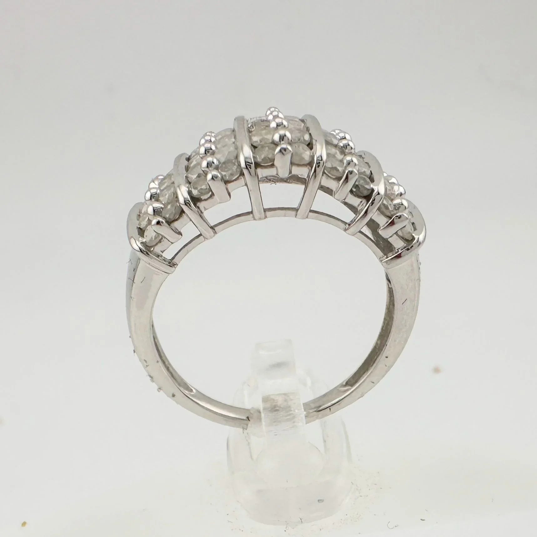 Elegant Channel Set 1 carat Natural Diamond Anniversary Ring Size 7 - A+ Stuff - Ring - A+ Stuff