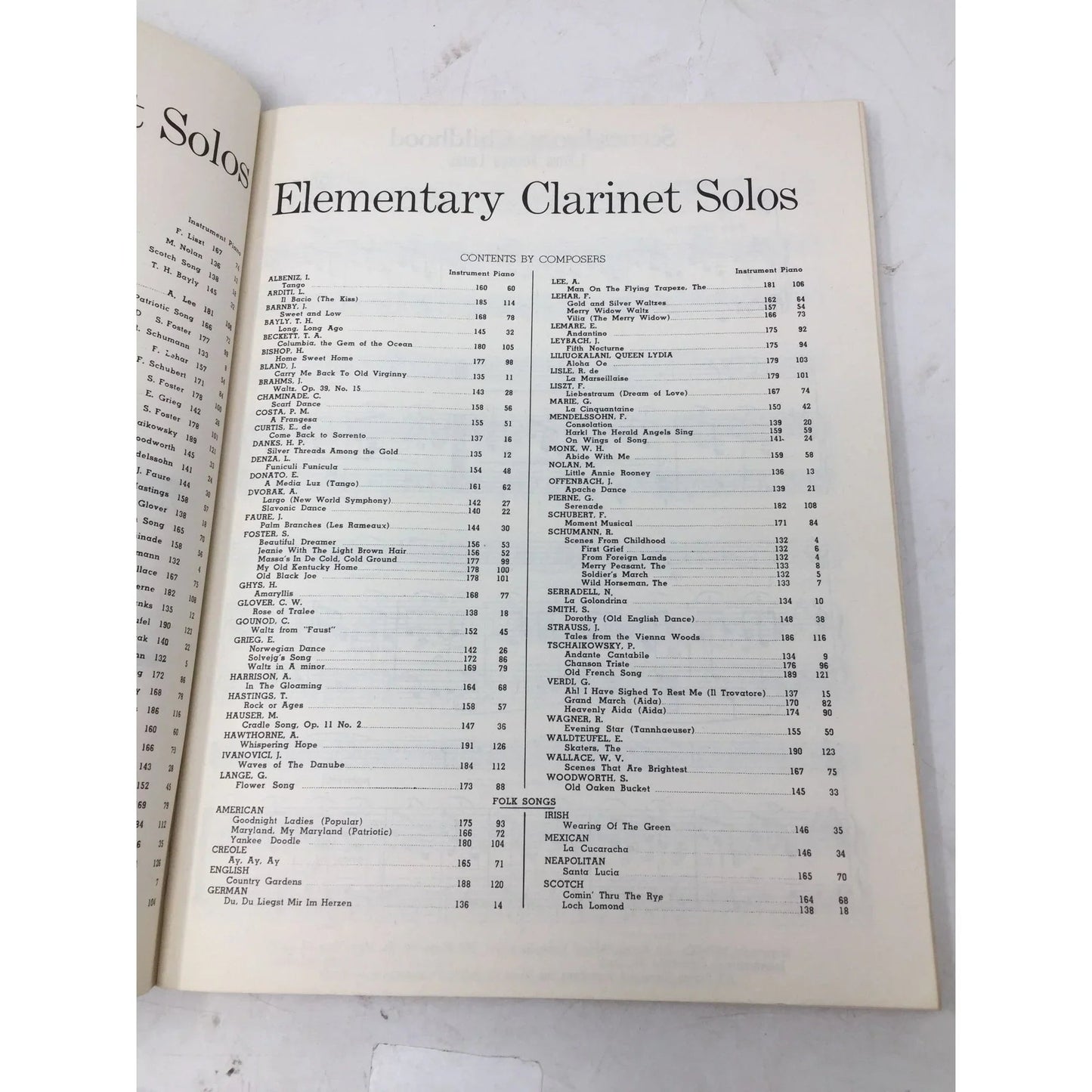 Elementary Clarinet Solos with Piano Accompaniment Everybody's Favorite Series 33 - A+ Stuff - Sheet Music - A+ Stuff