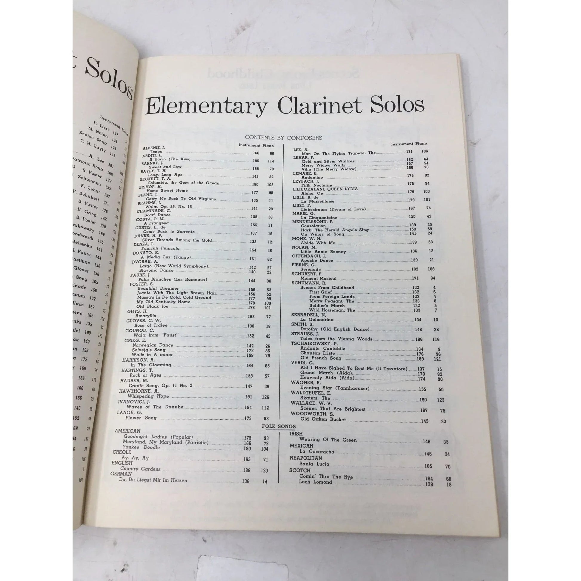 Elementary Clarinet Solos with Piano Accompaniment Everybody's Favorite Series 33 - A+ Stuff - Sheet Music - A+ Stuff