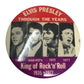 ELVIS PRESLEY Through The Years King of Rock 'n' Roll 1935 - 77 Pin - A+ Stuff - pin - A+ Stuff