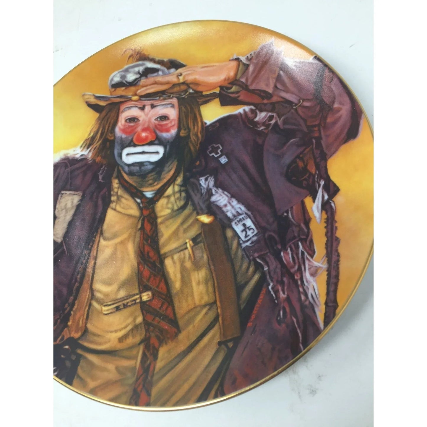 ''Emmett'' by Robert Blottiaux First issue in the ''Famous Clown Series'' Vintage Plate - A+ Stuff - Plates - A+ Stuff