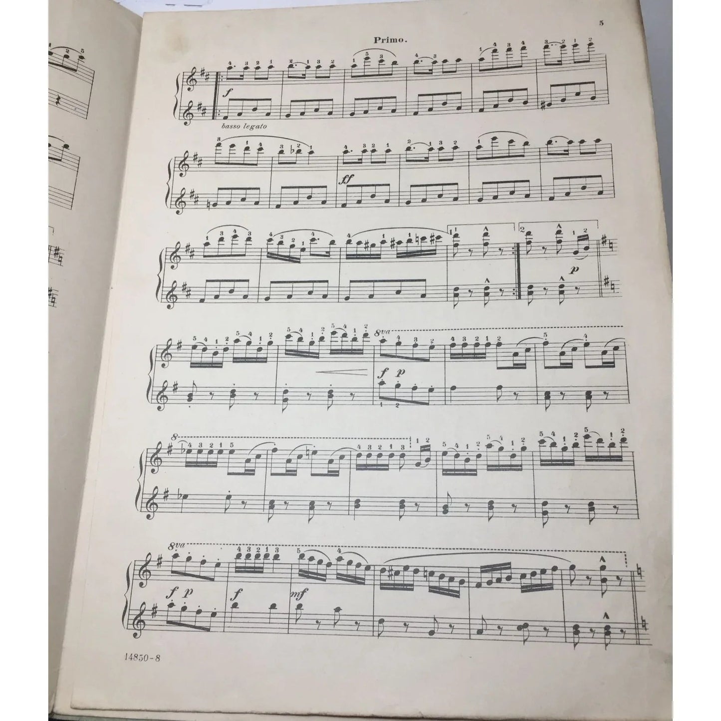 ENTERTAINING FOUR HAND MUSIC VINTAGE SHEET MUSIC BOOK - A+ Stuff - SHEET MUSIC - A+ Stuff