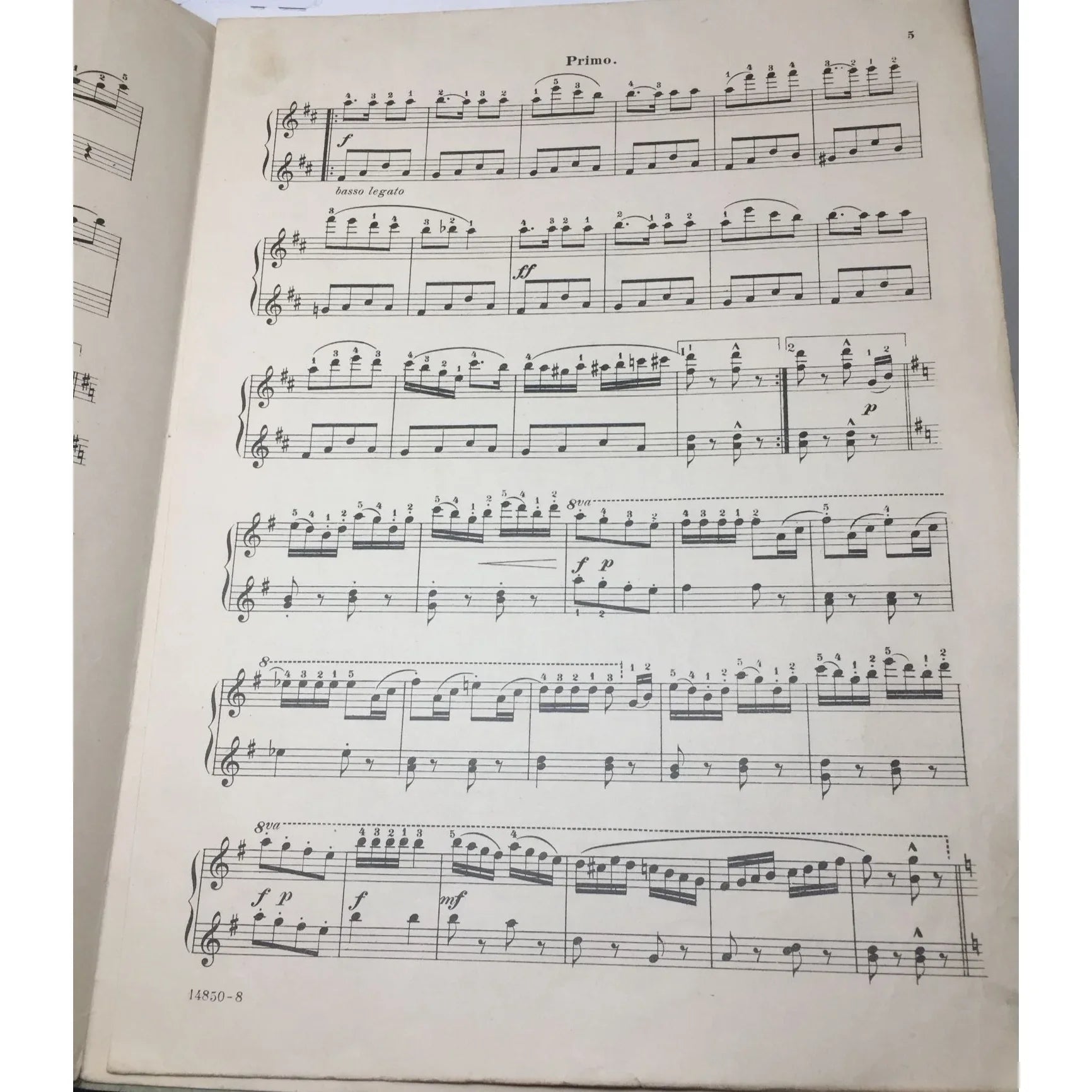 ENTERTAINING FOUR HAND MUSIC VINTAGE SHEET MUSIC BOOK - A+ Stuff - SHEET MUSIC - A+ Stuff
