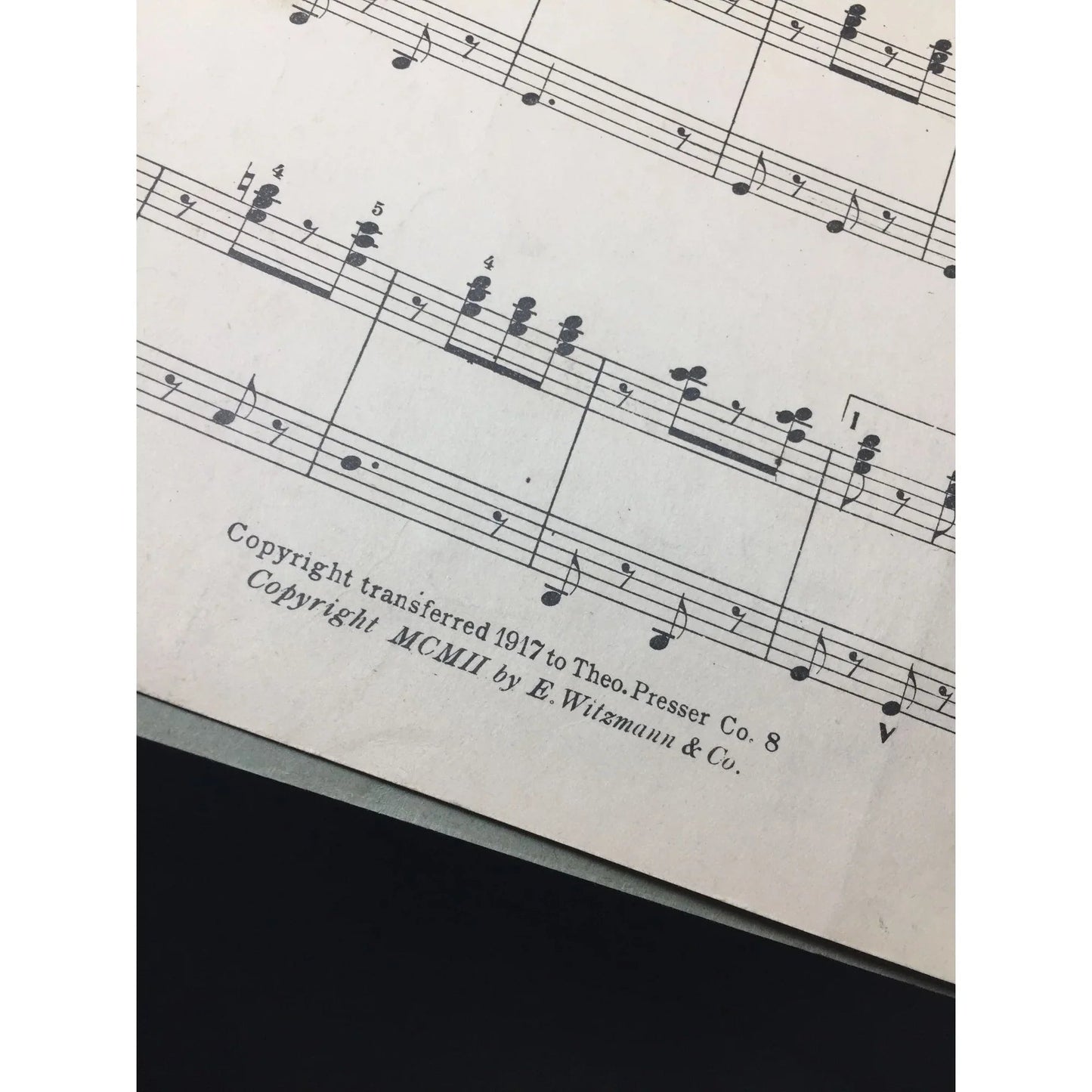 ENTERTAINING FOUR HAND MUSIC VINTAGE SHEET MUSIC BOOK - A+ Stuff - SHEET MUSIC - A+ Stuff