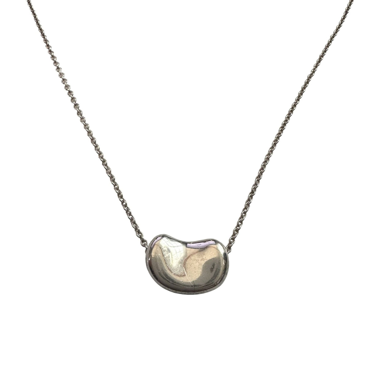 Tiffany & Co Elsa Peretti Small Bean Necklace - 16" Chain Tiffany & Co  A+ Stuff Pendant with Necklace