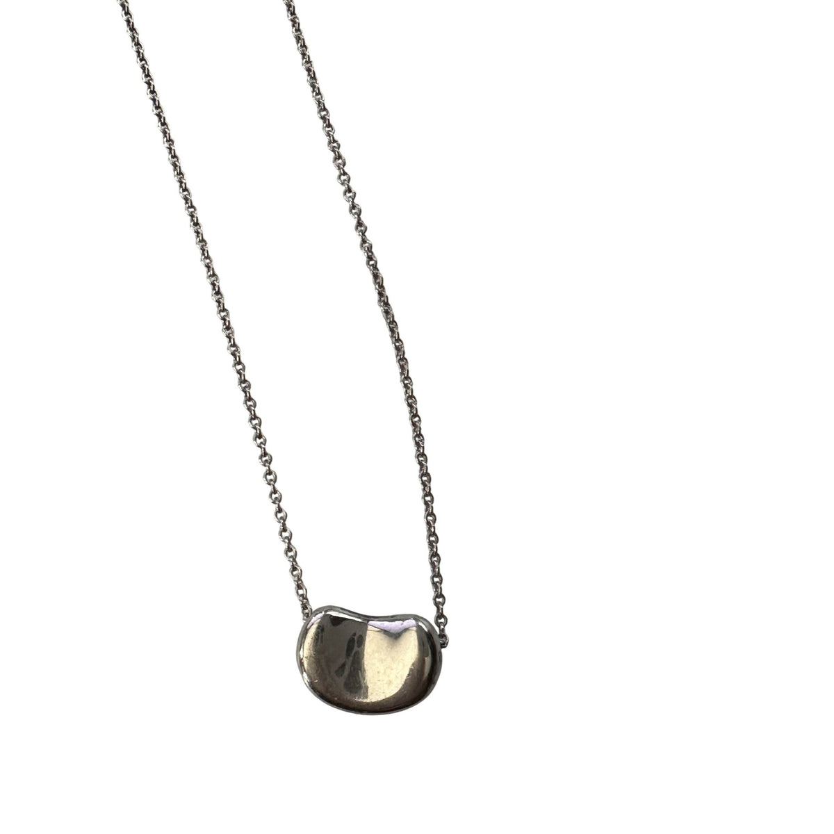 Tiffany & Co Elsa Peretti Small Bean Necklace - 16" Chain Tiffany & Co  A+ Stuff Pendant with Necklace