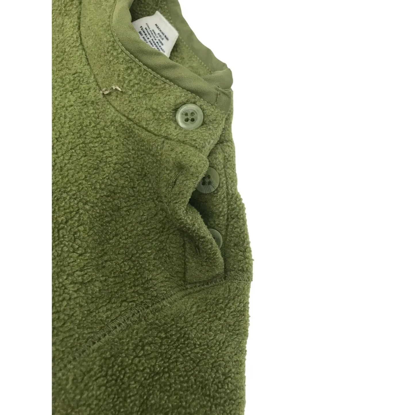 Baby Gap Green Fleece Pullover w Porcupine or Hedgehog 6-12 mo Gap