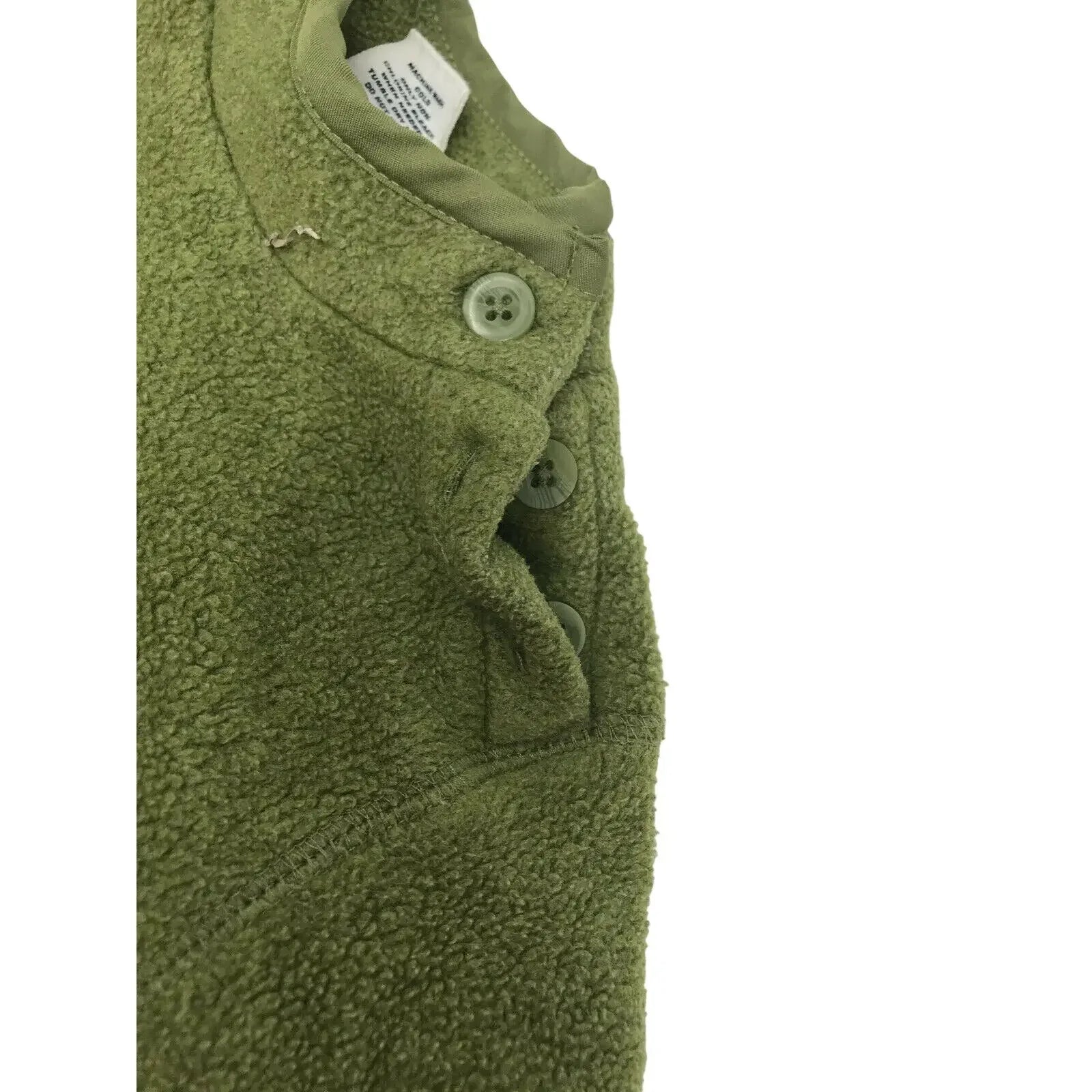 Baby Gap Green Fleece Pullover w Porcupine or Hedgehog 6-12 mo Gap