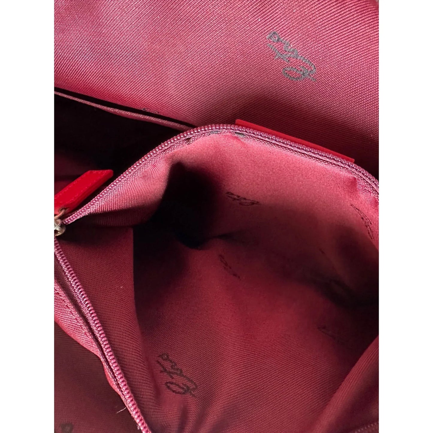 ETRO Milano Limited Edition Red Leather and Coated Paisley Canvas Bag - A+ Stuff