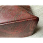 ETRO Milano Limited Edition Red Leather and Coated Paisley Canvas Bag - A+ Stuff
