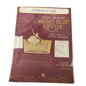 Everybody Step Sam H Harris presents Irving Berlin's Music Box Revue by Irving Berlin