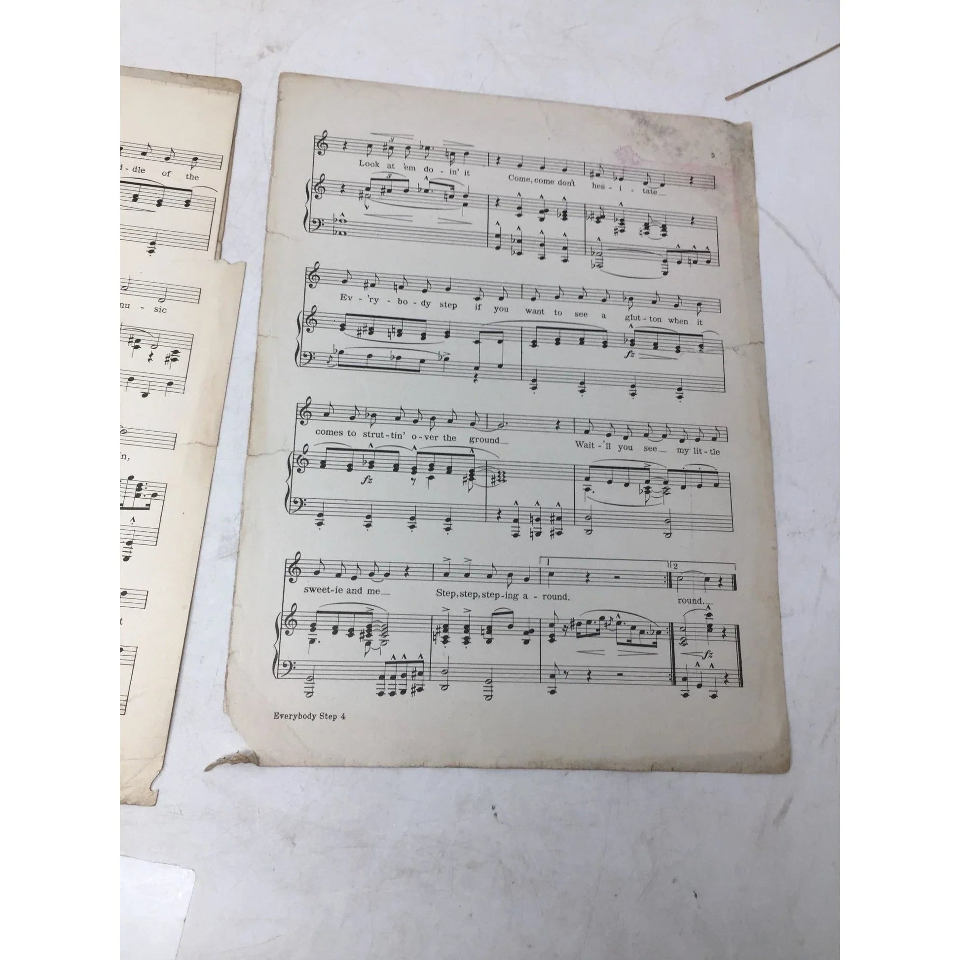 Everybody Step Sam H Harris presents Irving Berlin's Music Box Revue by Irving Berlin - A+ Stuff - sheet music - A+ Stuff