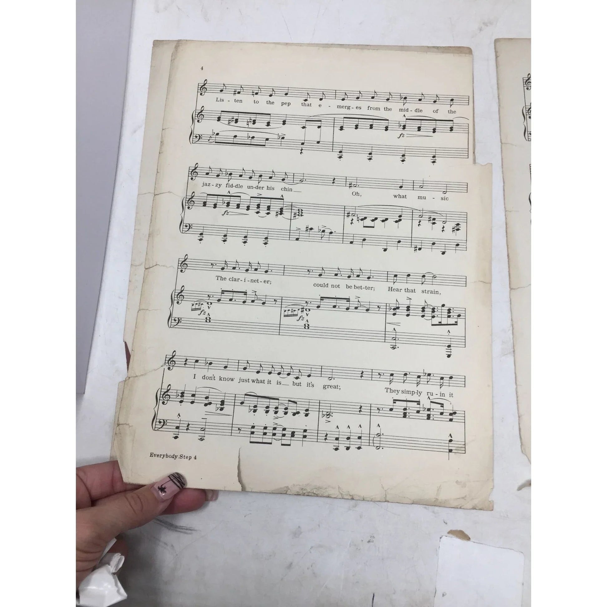 Everybody Step Sam H Harris presents Irving Berlin's Music Box Revue by Irving Berlin - A+ Stuff - sheet music - A+ Stuff