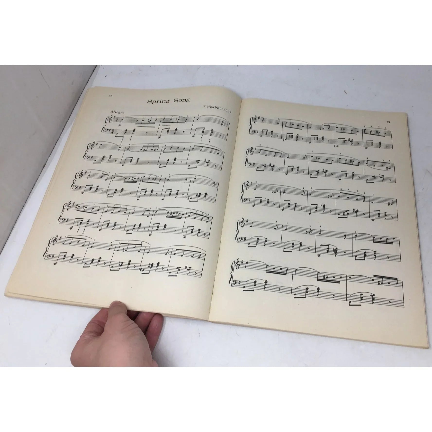 Everybody's Favorite Elementary Piano Pieces Vintage Sheet Music book - A+ Stuff - sheet music - A+ Stuff
