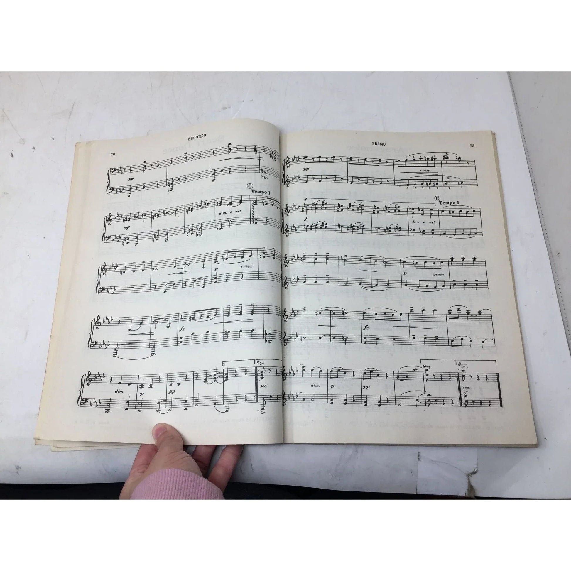 ''Everybody's Favorite Piano Duets'' Vintage Sheet Music Book - Amsco music publishing company - SHEET MUSIC - A+ Stuff
