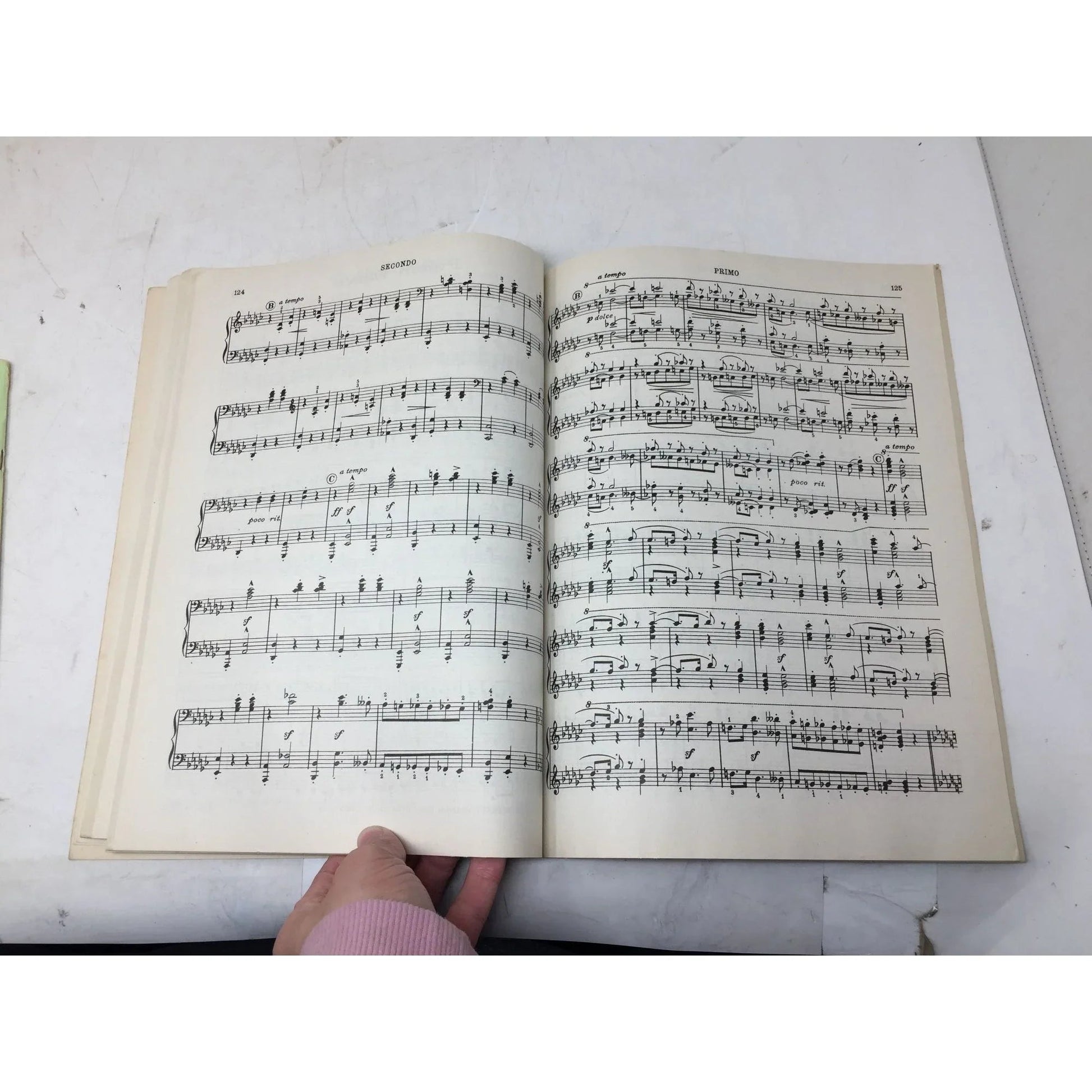 ''Everybody's Favorite Piano Duets'' Vintage Sheet Music Book - Amsco music publishing company - SHEET MUSIC - A+ Stuff