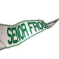 Senor Frogs Bar Acapulco White and Green Bar Souvenir Pennant  - Vintage A+ Stuff