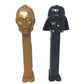 Vintage 1997 Set of 2 Star Wars PEZ Candy Dispensers- C-3PO Robot and Darth Vader