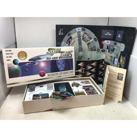 Vintage Star Trek The Next Generation Interactive VCR Board Game