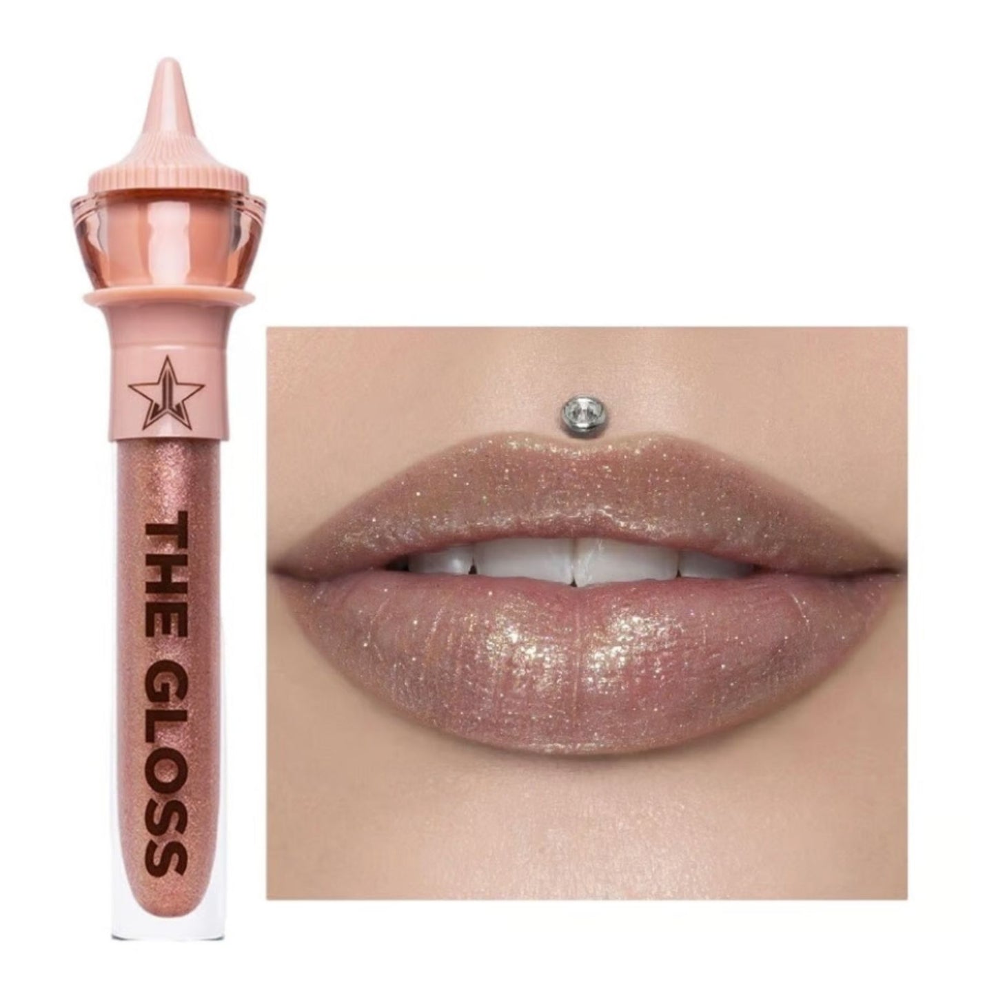 Jeffree Star THE GLOSS -  4 NIB Lip Gloss Set - Safe Word, Beaded Glass, Funeral Parlor, Paid in Full