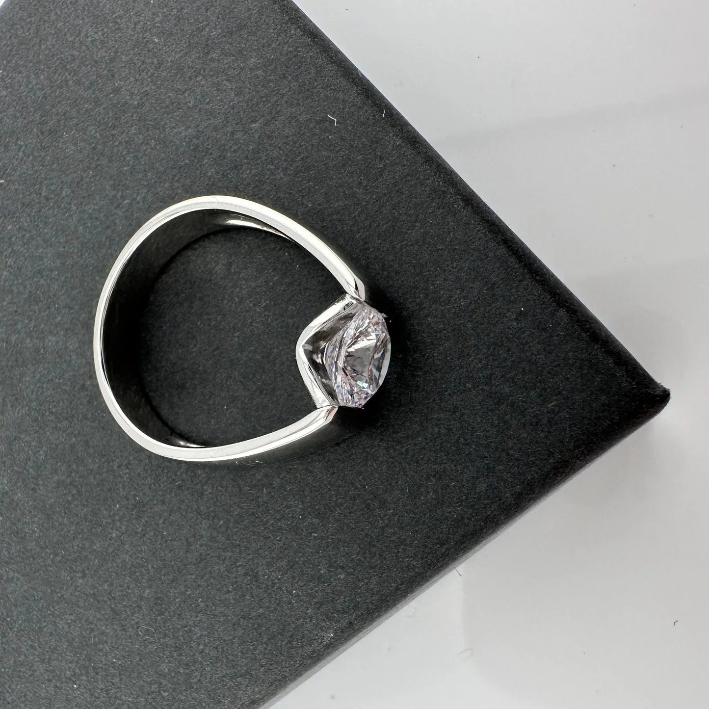Shimmering and Beautiful 2.00 Carat DiamondLite Solitaire Ring  - Sterling - A+ Stuff