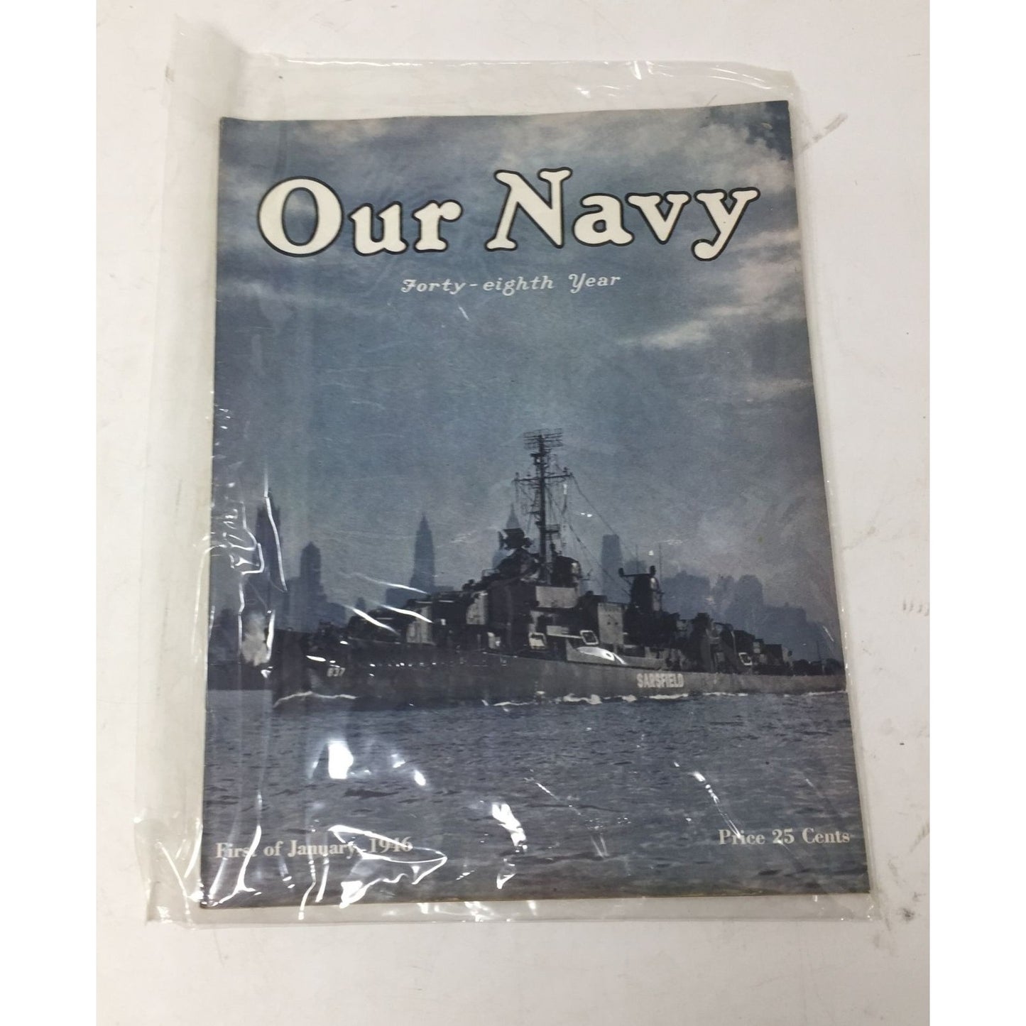 Our Navy Forty-Eighth Year First of January, 1946 Vintage Magazine