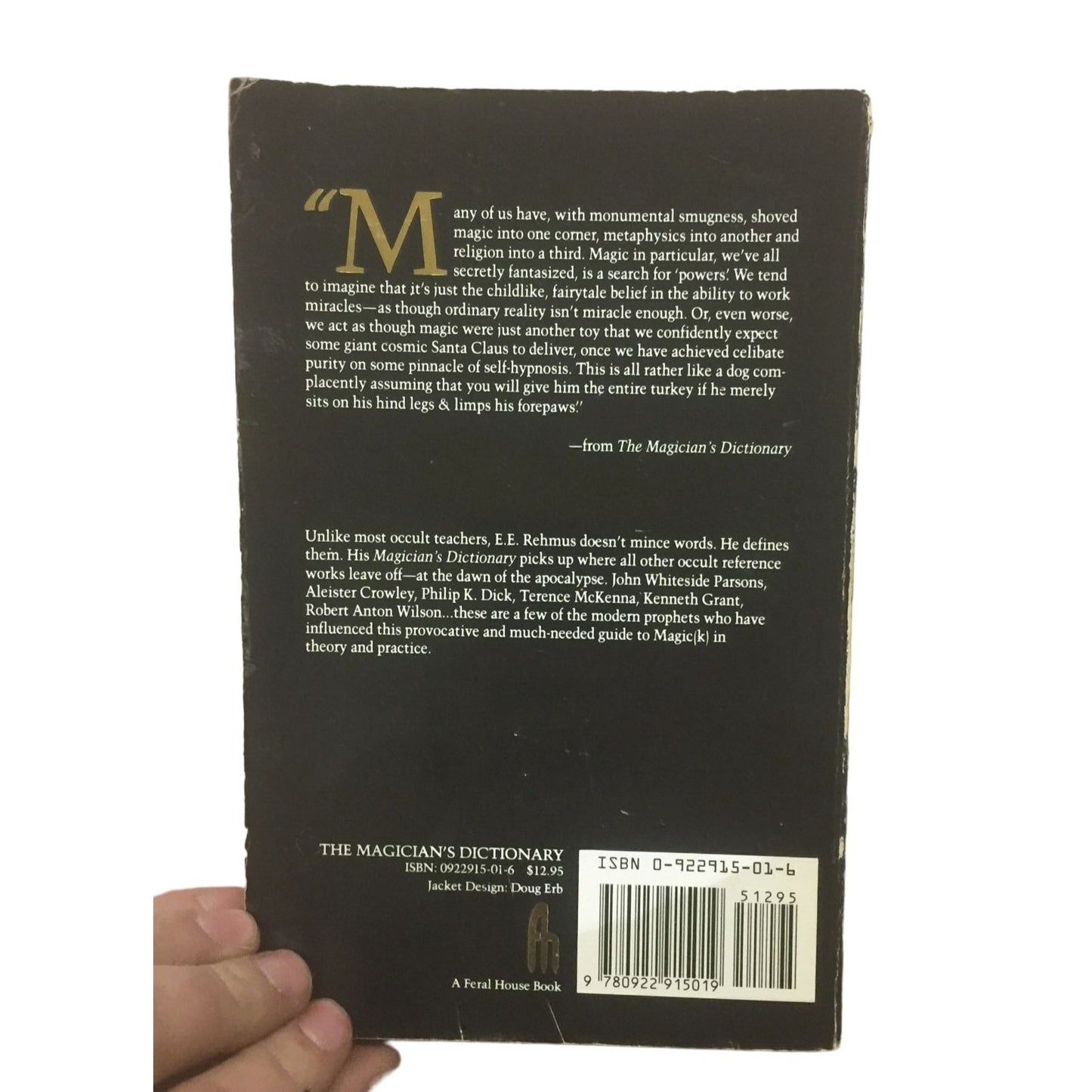 The Magician's Dictionary Paperback book by E.E. Rehmus