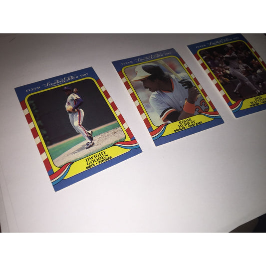 Vintage Collectible Limited Edition Baseball Cards (3)