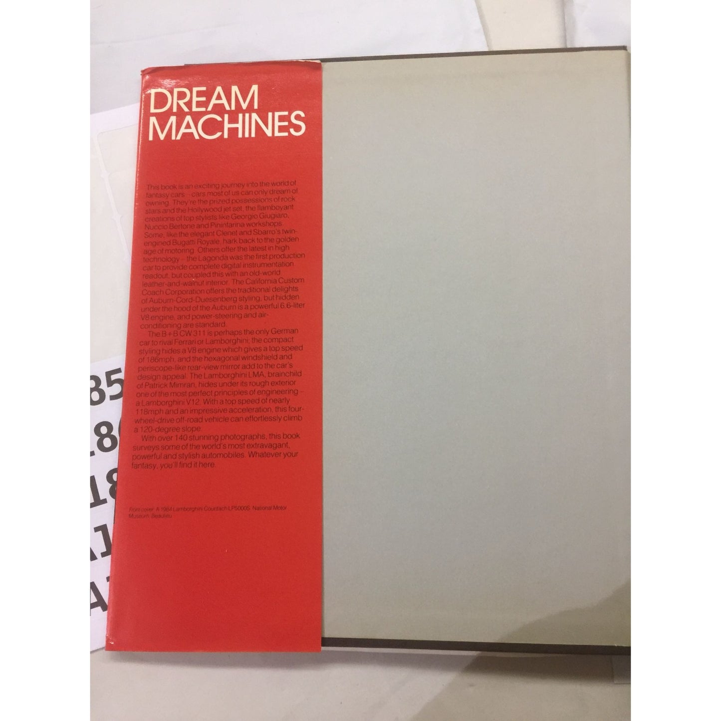 DREAM MACHINES Vintage Hardcover Book