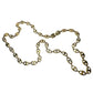 Givenchy Puffed Anchor Mariner 21" Chain Necklace w 4 Rhinestoned Links