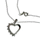 Beautiful Heart Necklace - Illusion Set Diamond Accent