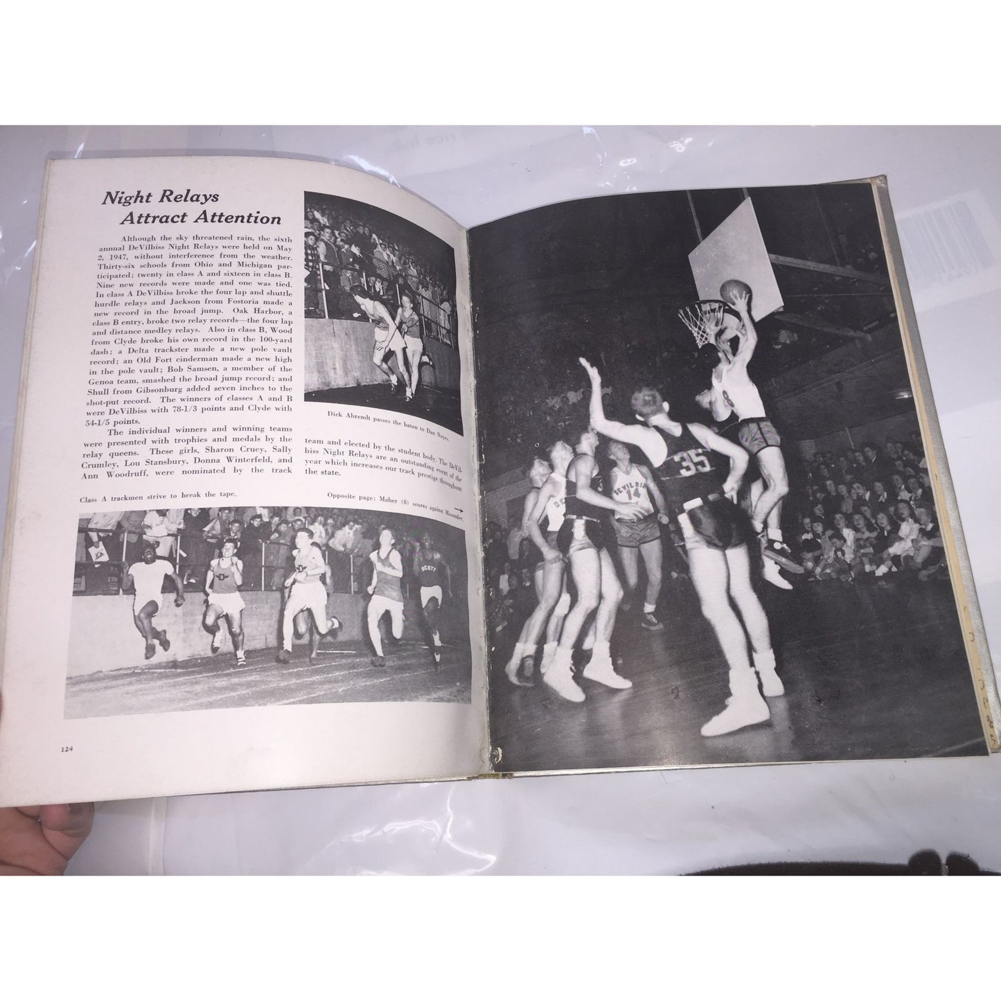 Vintage 1948 Devilbis High School Toledo Ohio Hardcover Yearbook