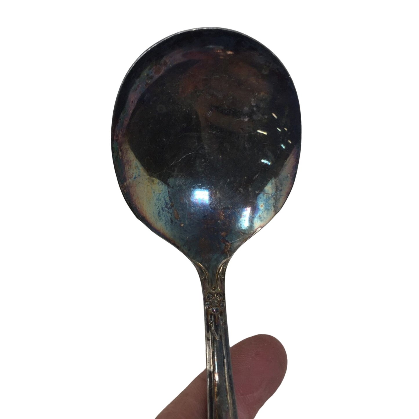 WM A Rogers Oneida LTD Small Silver Vintage Spoon