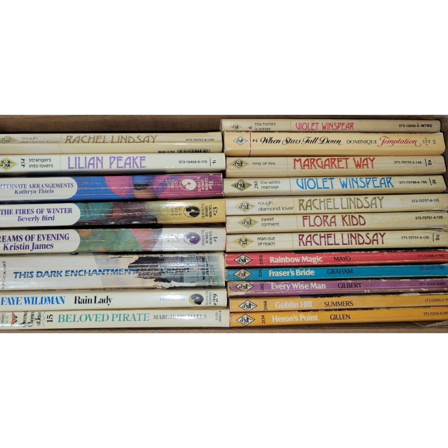 Vintage Romance Novels (20 Titles) - Harlequin and Others - Well Kept Collection!