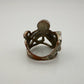 Vintage Antique Bronze Creepy Octopus Ring