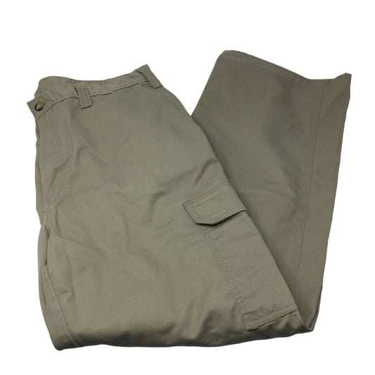 Mens Dickies Khaki Pants- No Size but see last Picture for measurements