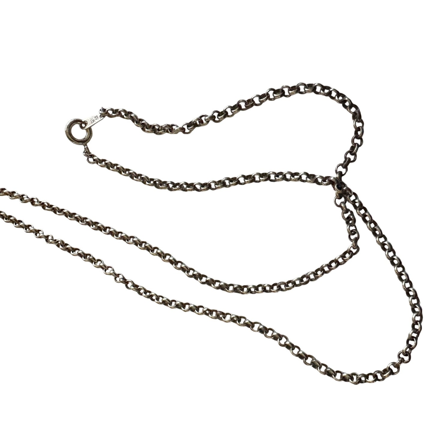 Louis Vuitton Dog Tag Style Pendant Necklace with Dust Bag