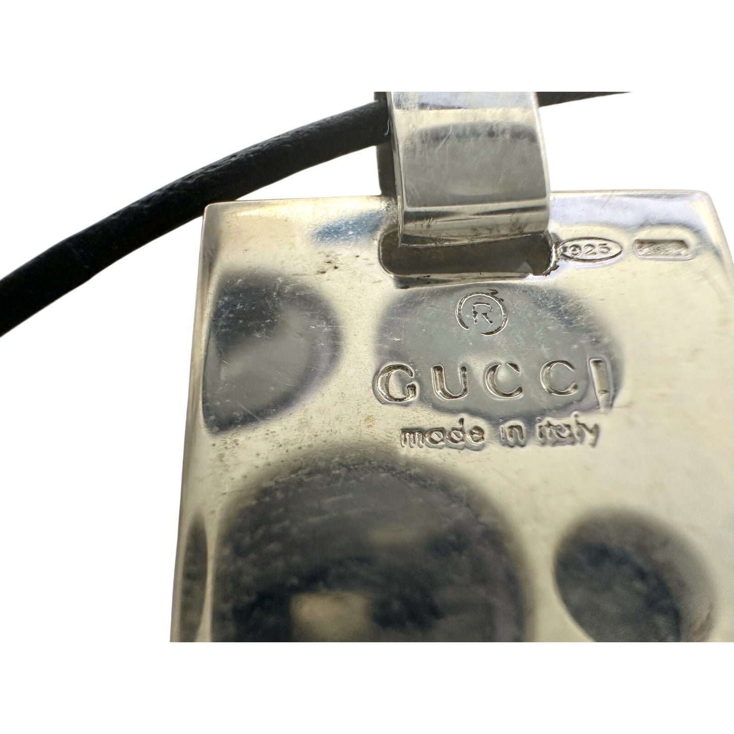 Gucci Aries ( Zodiac / Horoscope ) Sterling Silver Plate Necklace