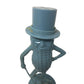 Vintage Blue Plastic Mr. Peanut Piggy Bank Figurine- 8.5'' tall