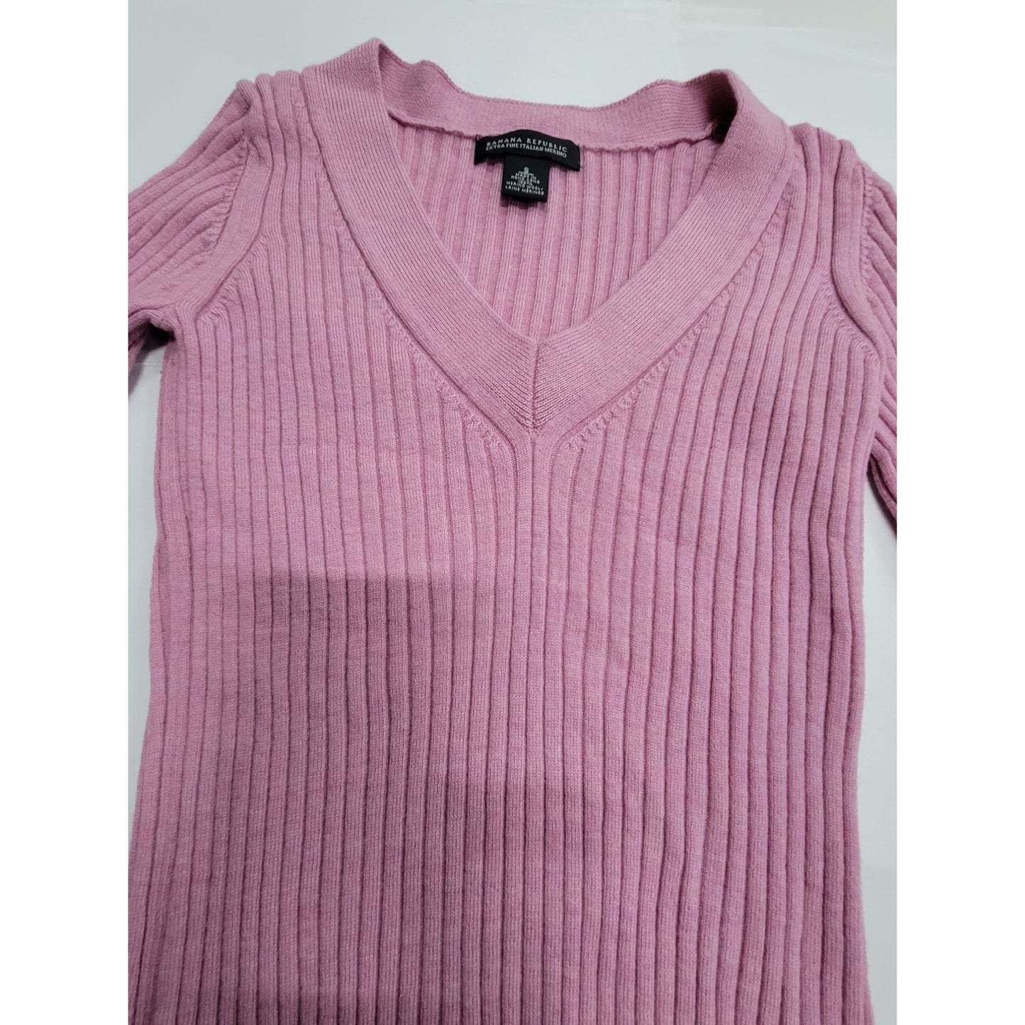 Womens Banana Republic Long Sleeve Pink Shirt Size Small