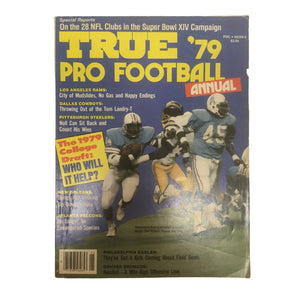 VINTAGE 1979 TRUE PRO FOOTBALL ANNUAL MAGAZINE