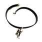 Yves Saint Laurent YSL Beaute Leatherette Choker / Bracelet w YSL & Libre Charms